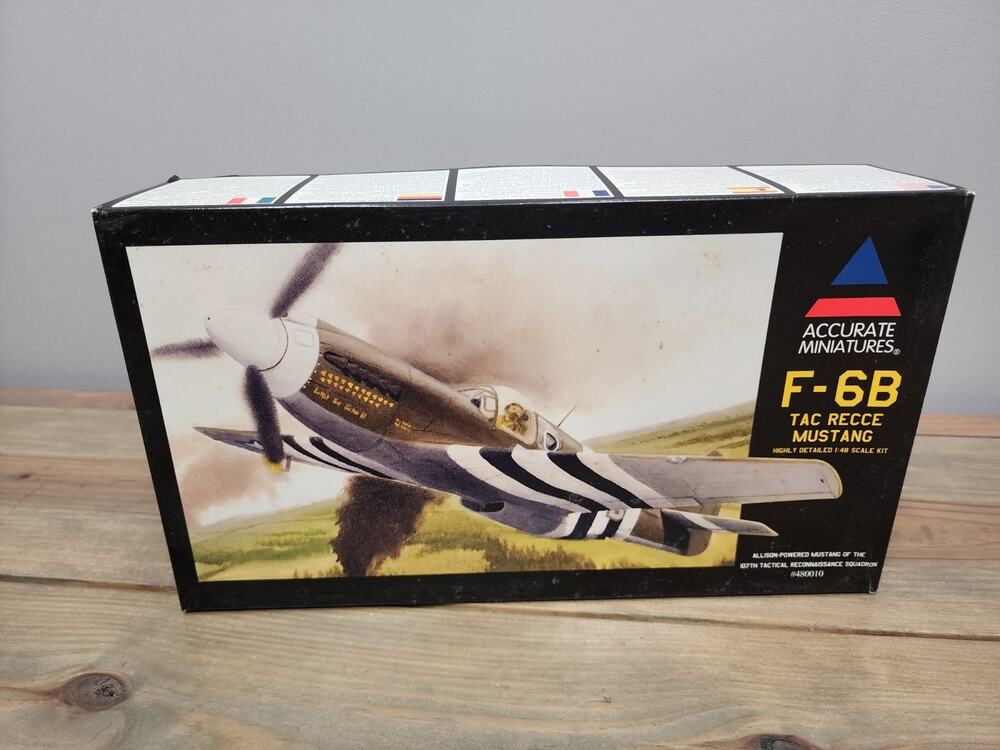 ACCURATE MINIATURES 1/48 NORTH AMERICAN F-6B TAC RECCE MUSTNAG #480010